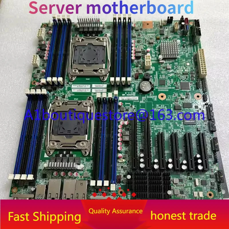 For Intel 2011 dual X99 server main board NVME 10 Gigabit 32 core M.2 RD450X six card ALEO