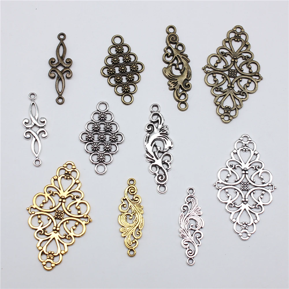 20 sztuk motyw złącze Charms na bransoletkę naszyjnik kolczyk dokonywanie DIY Handmade Craft wisiorek