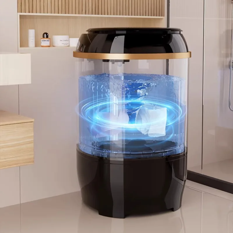 VCJ Baby Mini Semi - Auto Washer Spin Tub Underwear Socks Dedicated Washing Machine Compact Home Laundry Device