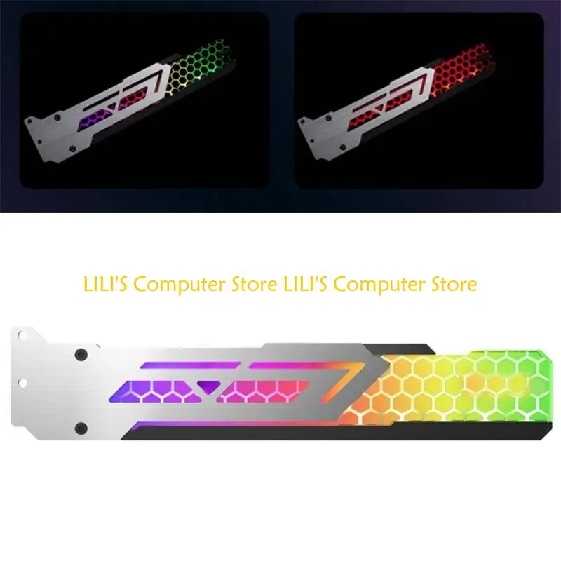 A52B بطاقة الرسومات قوس RGB إطار دعم ARGB مزامنة جاك بطاقة الفيديو حامل تبلد/الحافظة قوس تغيير اللون التلقائي #5