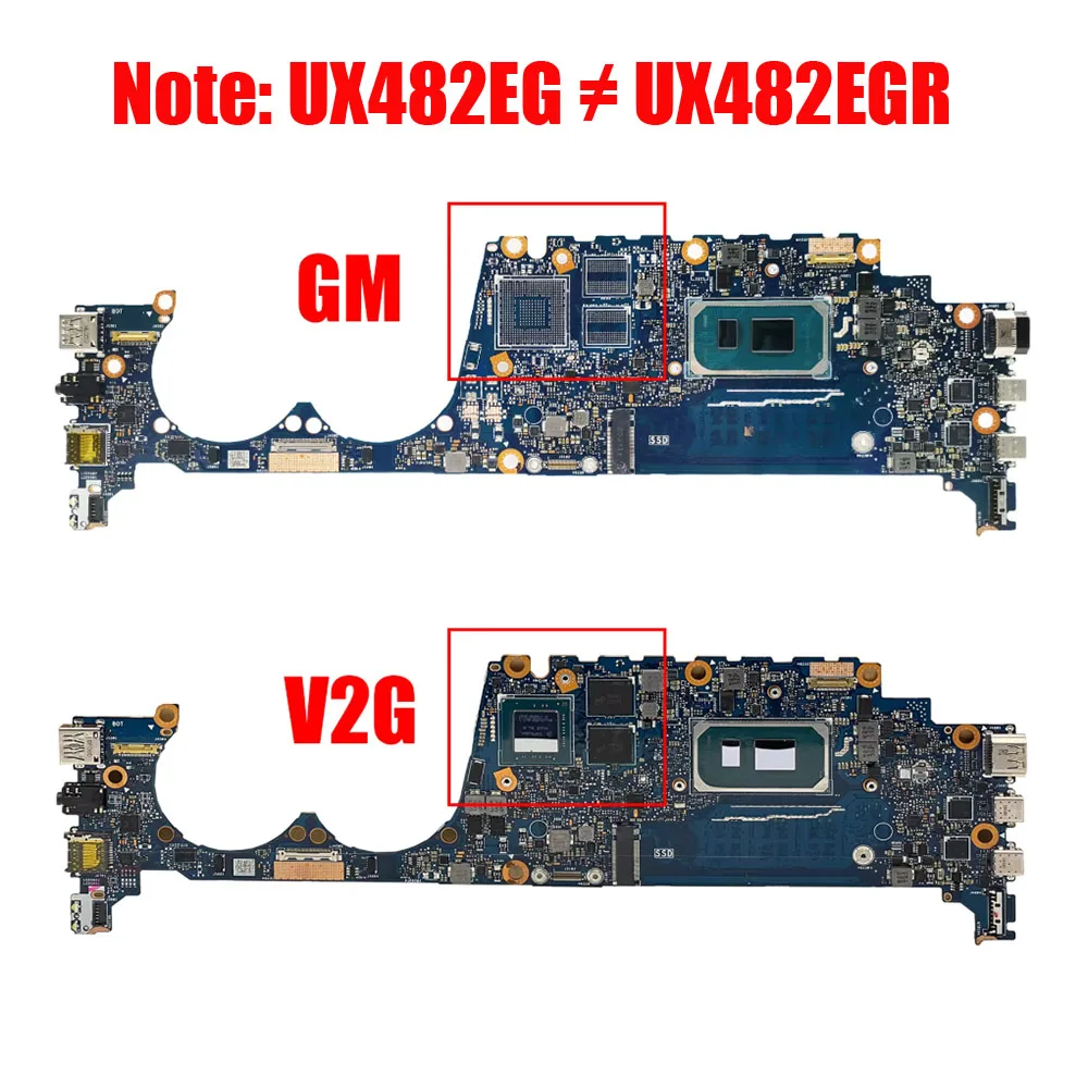 UX482EG Mainboard For ASUS UX482EA UX482E BE482E BX482E Laptop Motherboard i5 i7 11th Gen RAM-8G/16G/32G