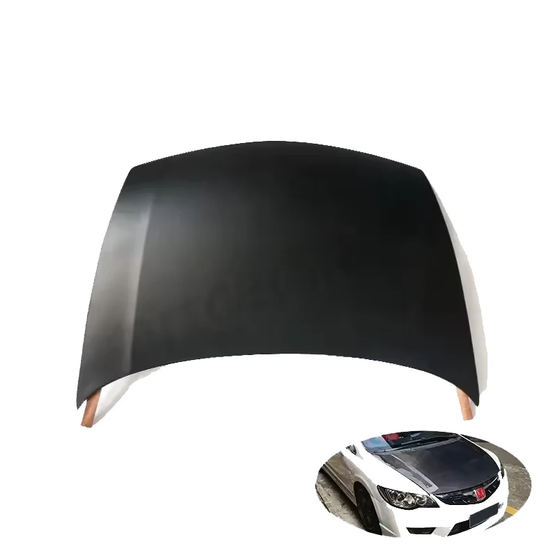 STLF Vehicle Parts & Accessories Front Bonnet Carbon Fiber Engine Cover For hondas civics FD2 Engine Hood