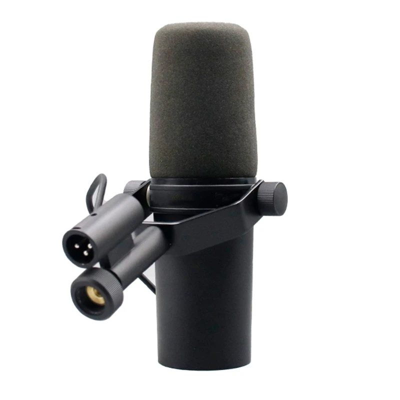 

1 Set SM7B Vocal Recording Mic Dynamic Microphone with Advanced Bracket Designing Enhances Stability for Live Video Dropship