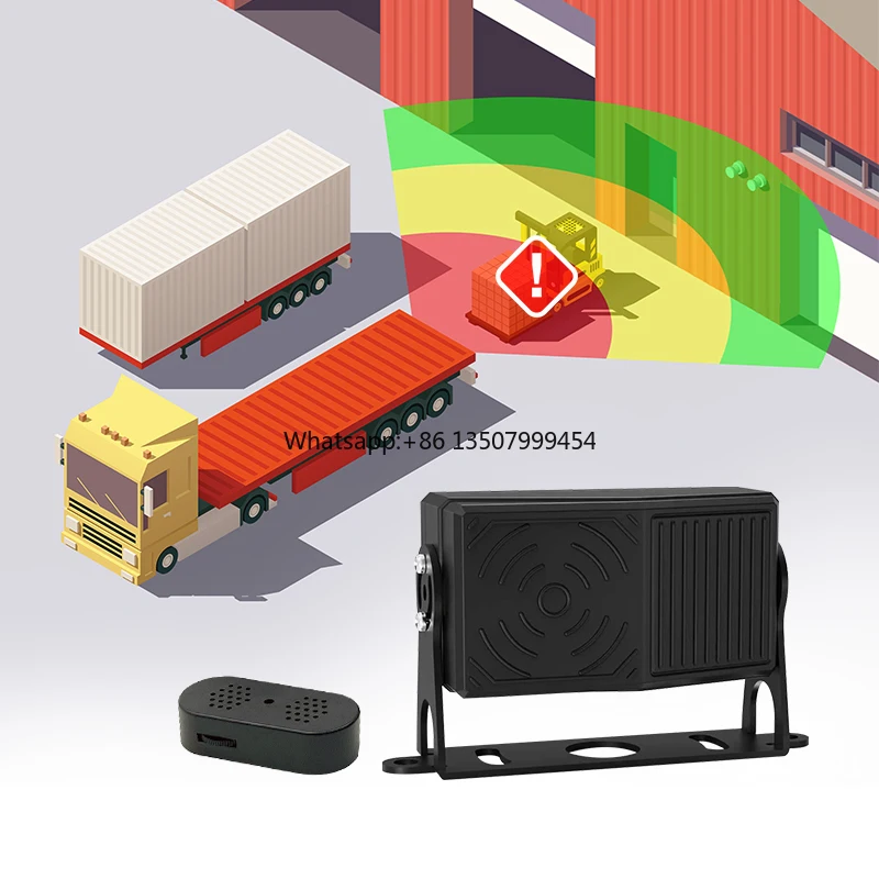 

MCY Wireless Blind Spot Radar Anti Interference Reverse Assist for Truck Trailer Construction Vehicle Easy Installation