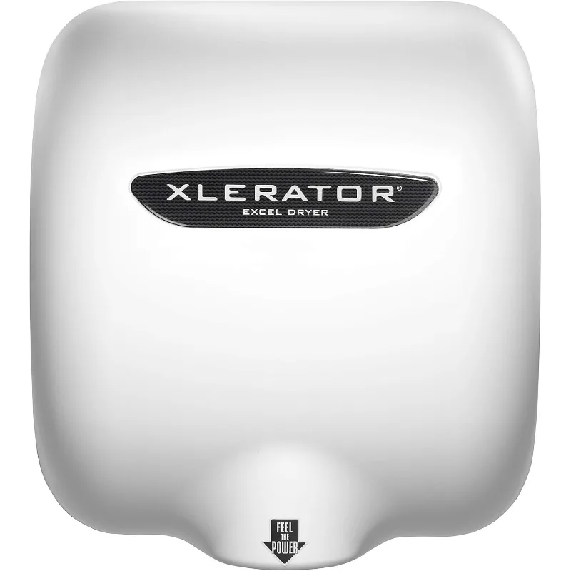 XL-BW Automatic High Speed Hand Dryer with White Thermoset (BMC)Cover and 1.1 Noise Reduction Nozzle, 12.5 A, 110/120 V