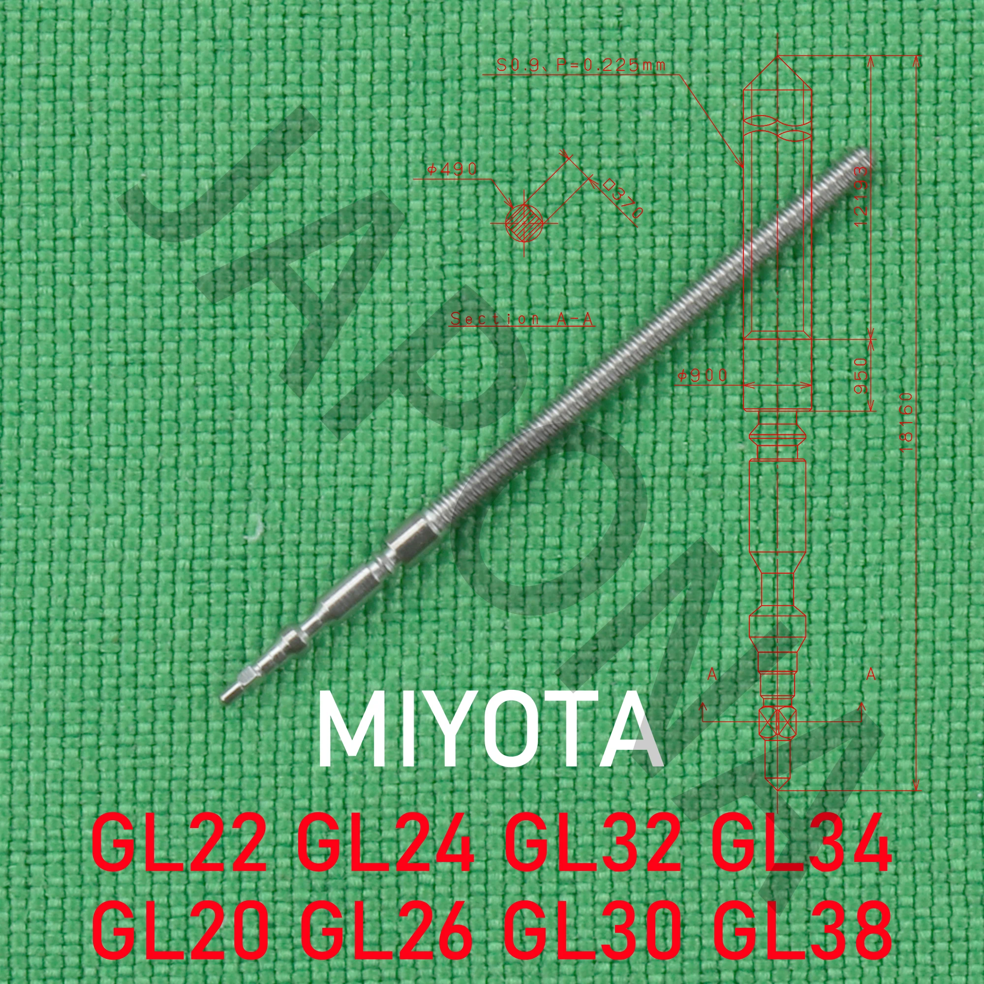 MIYOTA GL22 stem GL24 stem GL32 stem GL34 stem GL20 stem GL26 stem GL30 stem GL38 stem GL22 stem movement stem GL22 movement ste