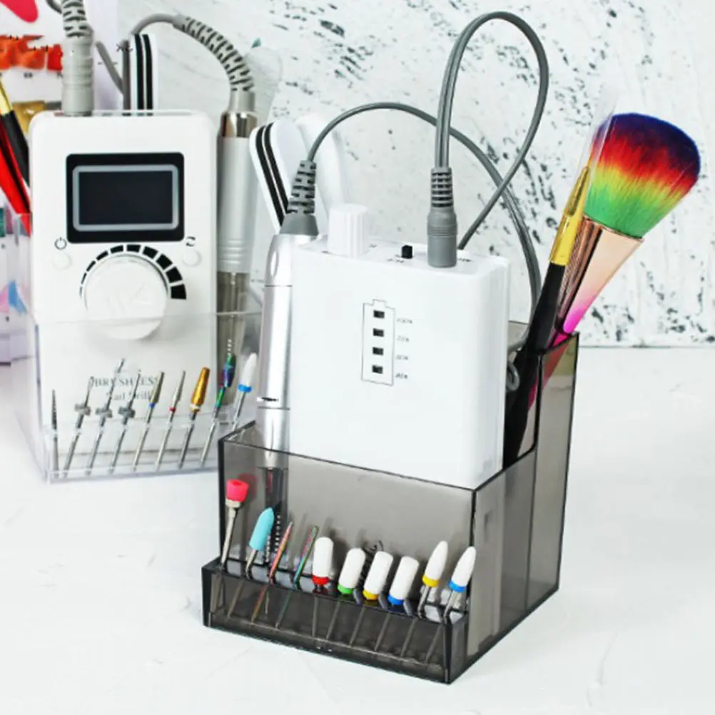 1Pcs Nail Polishing Machine Rack Simple Storage Display Stand for Grinding Heads Manicure Polisher Organizer Nail Art Supplies