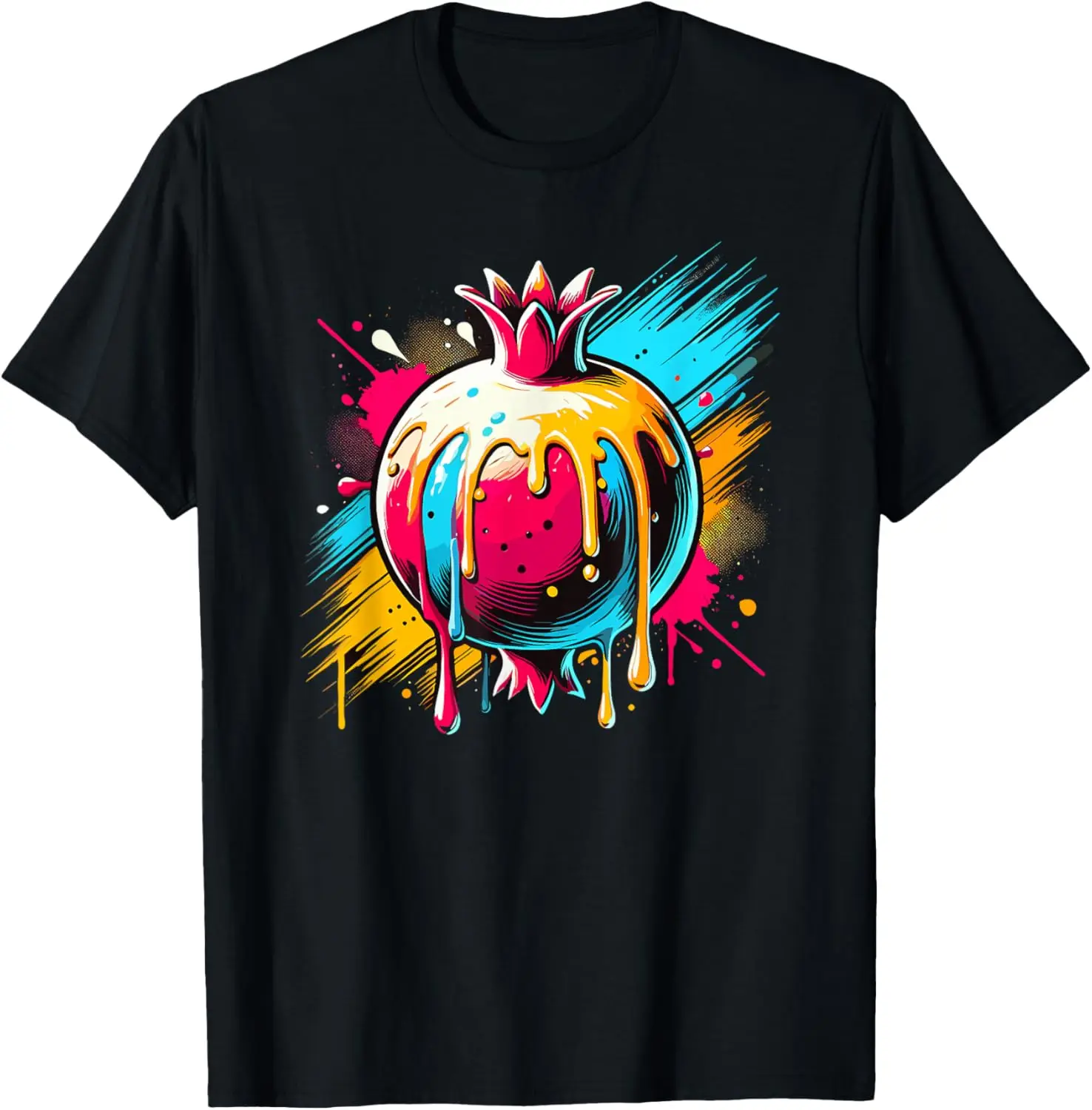 

Colorful Splash Art Pomegranate Pomegranates T-Shirt