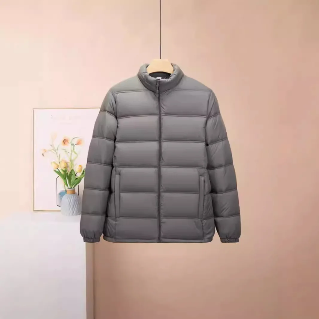 سترة قطنية سميكة للرجال بياقة عالية، ملابس خارجية شتوية بأسلوب مناسب لكبار السن ومتوسطي العمر، من مصنع قوانغتشو الثالث عشر