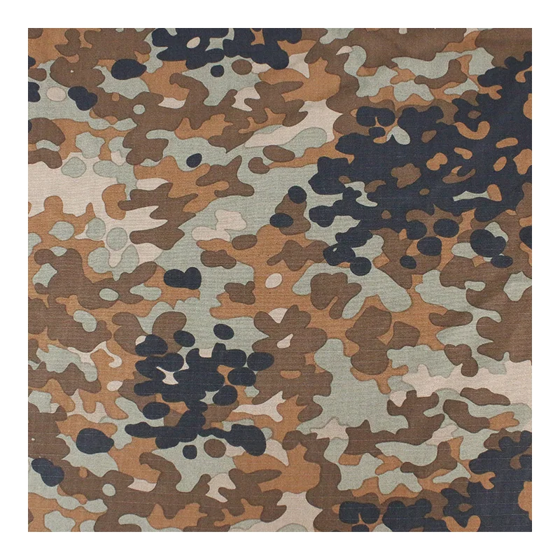 

NYCO 50/50 Rip-stop Fabric Xizang Plateau Desert Camouflage fabric 50% Nylon 50% Cotton tactical fabric use for uniform in stock