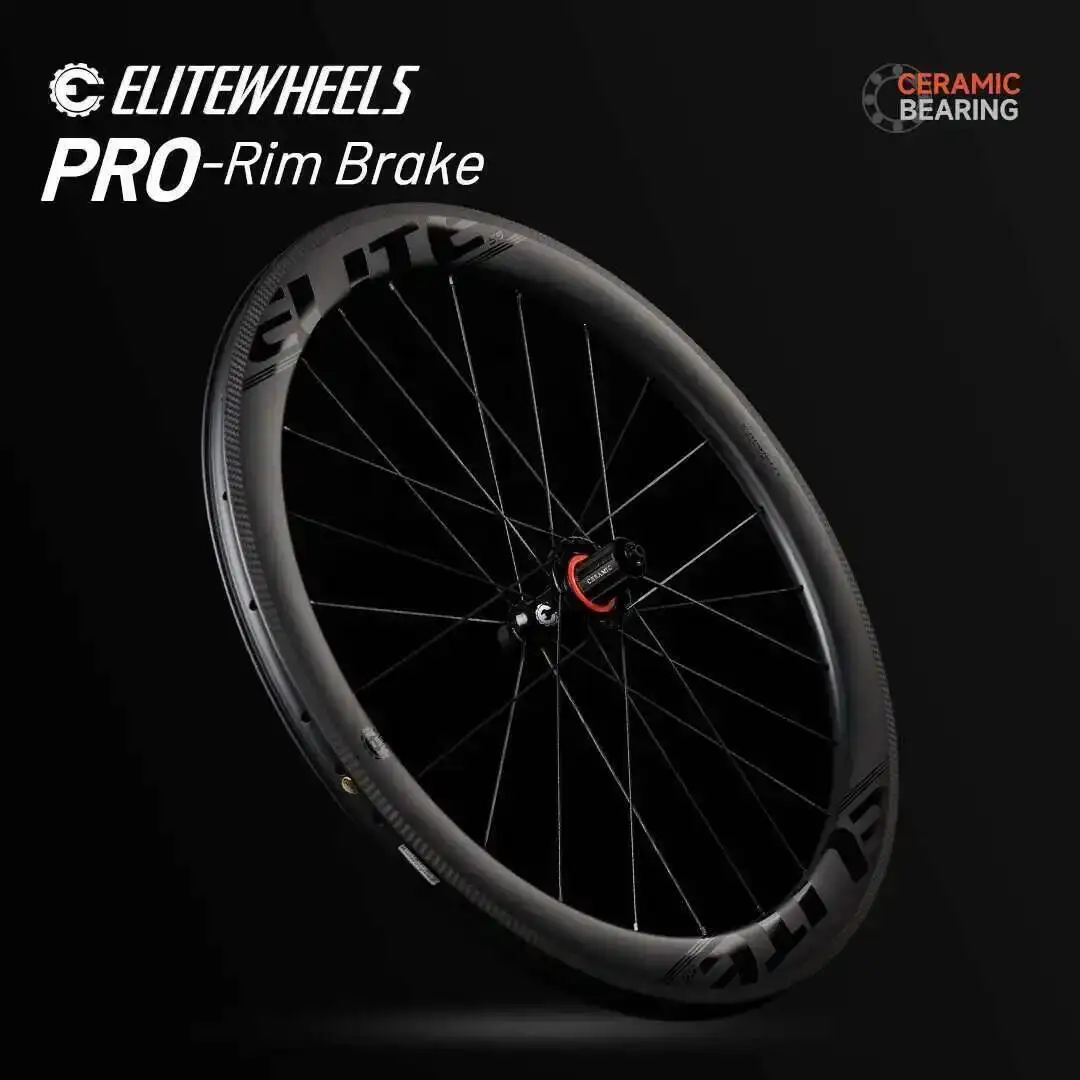 

ELITEWHEELS PRO 700c дорожные карбоновые колеса R10 керамический подшипник или обычная ступица 20-24H Clincher бескамерные для велосипедной колесной пары