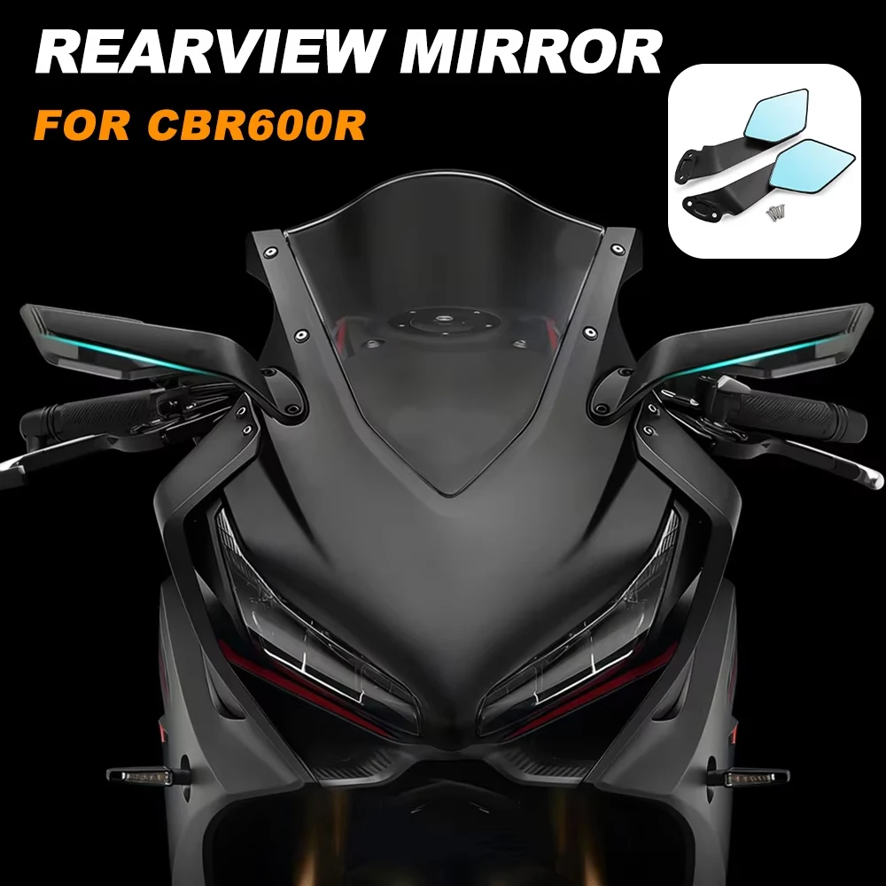 

Новые аксессуары для мотоциклов Honda CBR600R: зеркала заднего вида, боковые зеркала, ветровые зеркала.