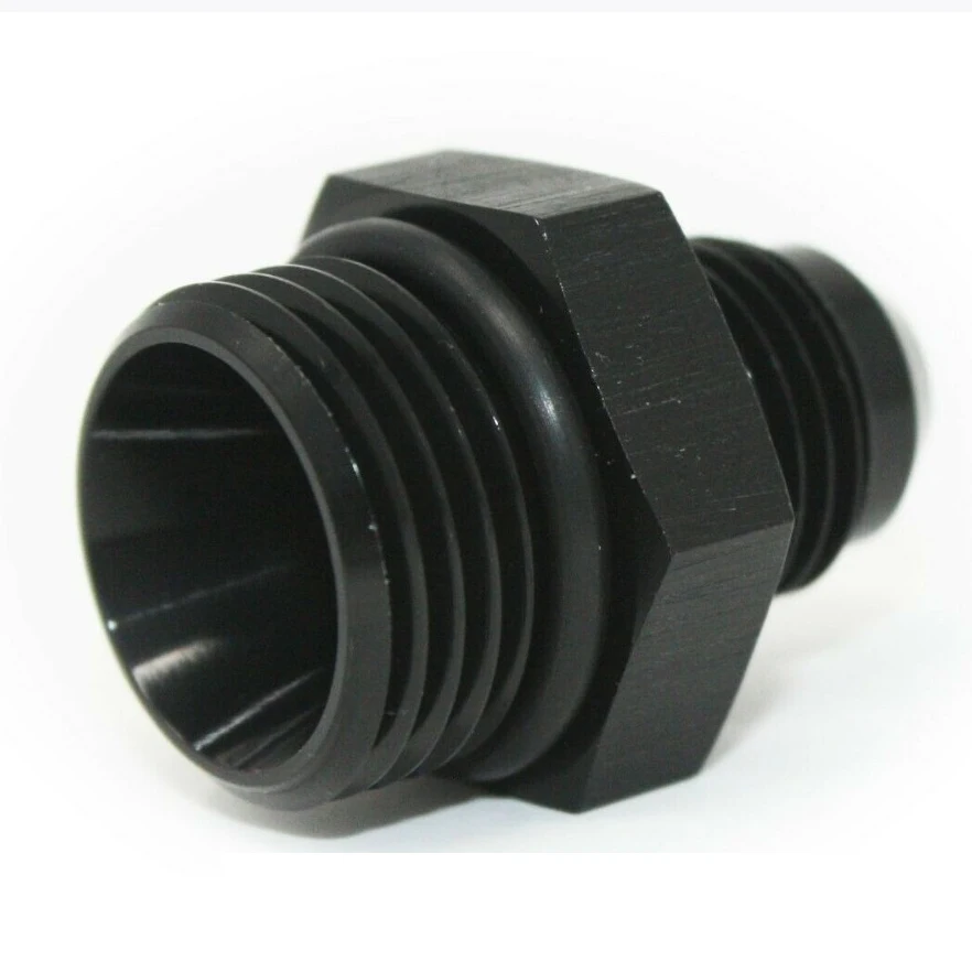 

Black AN6 AN8 AN10 AN12 to O-Ring Boss Flare Union Adapter Oil Cooling Connector Accessories for Automotive Repair