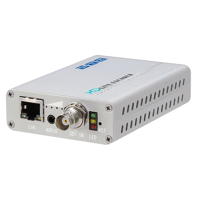 Haiwei Realtime RTMP H.265 HEVC HD SDI to IP Encoder for HDServer Network Wowza Youtube Ustream Servers