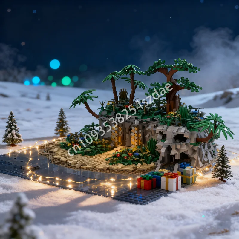 

2855pcs MOC The Skull Island Piratesed Model Building Blocks Christmas Gift Assemble Toy DIY Creative Idea Education Brick Kids