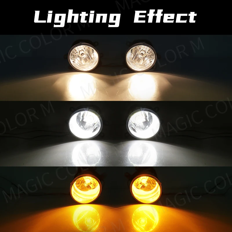 For TOYOTA Auris 2014 To 2015 Fog Lights Headlight Led Front Driving Lamp Kit Cover Grill Bezel Waterproof Auto Car Accessories view 4