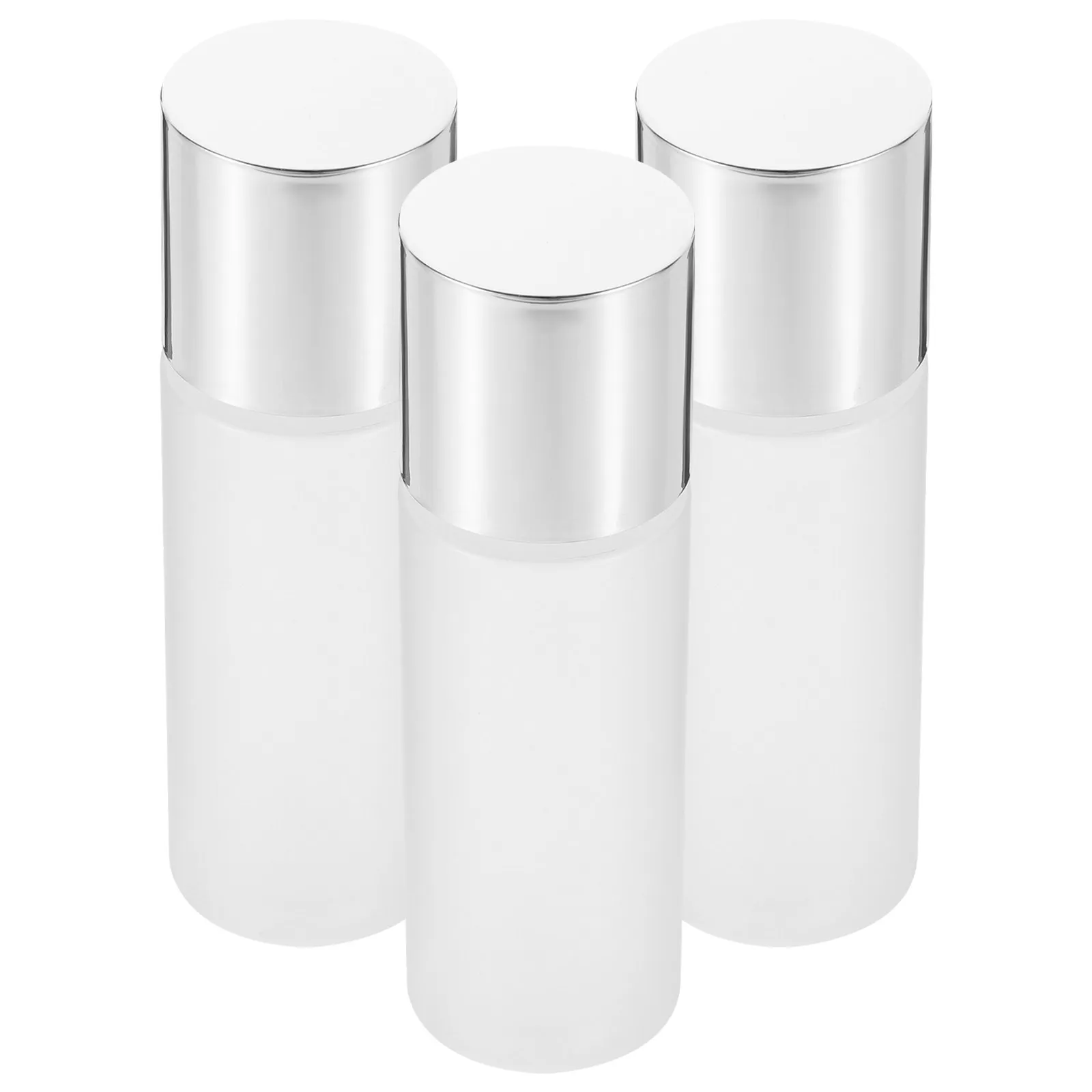 

3Pcs Matte Skin Toner Leak Proof Sub Packaging Empty Bottle Refillable Lotion Travel Makeup Container