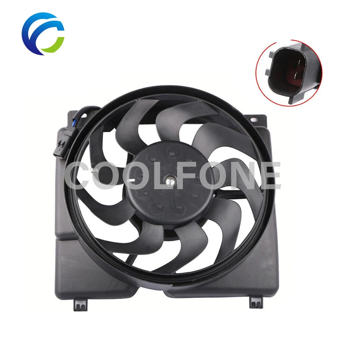 Electric Cooling Radiator Fan Assembly for Jeep Cherokee  4.0 1997-2001 52028337AB 52028337AC 52028421 CH3115106