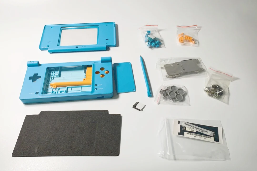 OEM perumahan casing cangkang Kit penutup penuh perbaikan bagian pengganti untuk Nintendo DSi NDSi penutup konsol dengan tombol Kit lensa layar