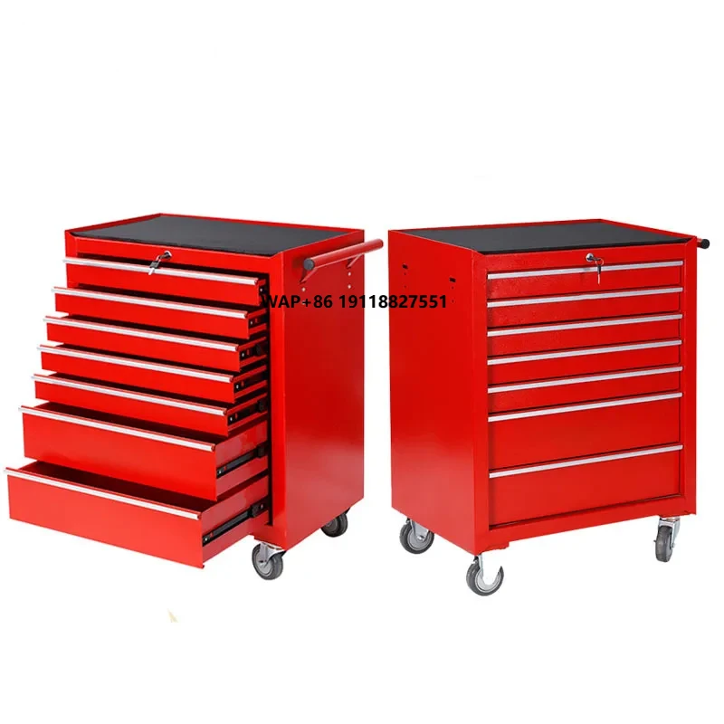 

Auto Repair Tool Box Universal Auto Repair Tool Cabinet Multi-functional 7 Drawers Type Maintenance Tool Workshop Hardware Car