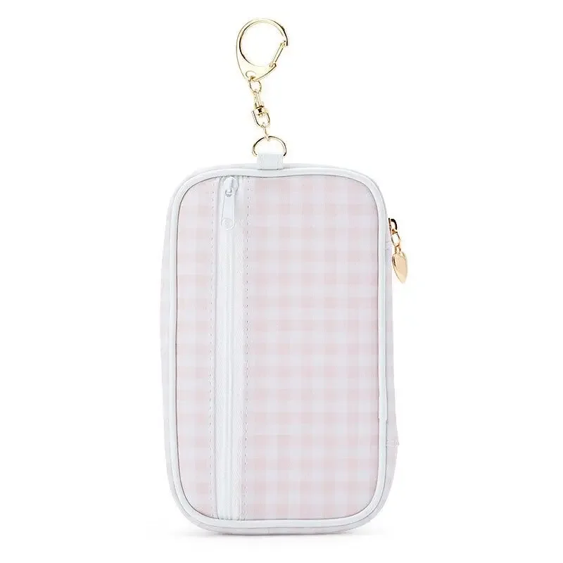 Wish Me Mell Cute Storage Bag Keychain Transparent Clear Cosmetic Makeup Bags Organizer Cartoon Anime Kawaii Pencil Case