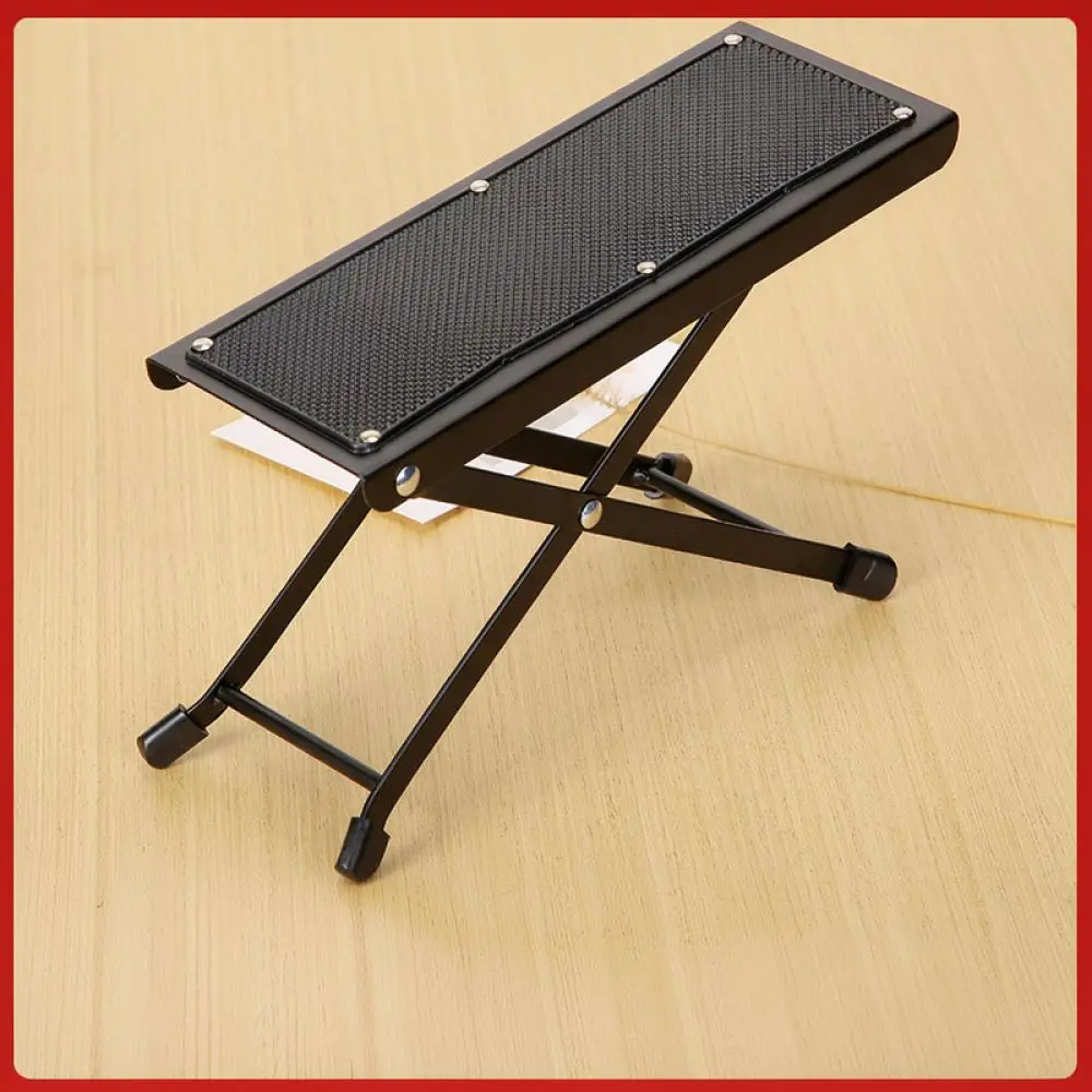 Professional Guitar Foot Rest Adjustable Foldable Metal Pedal Support For Acoustic Electric Classical Guitar Practice Comfort