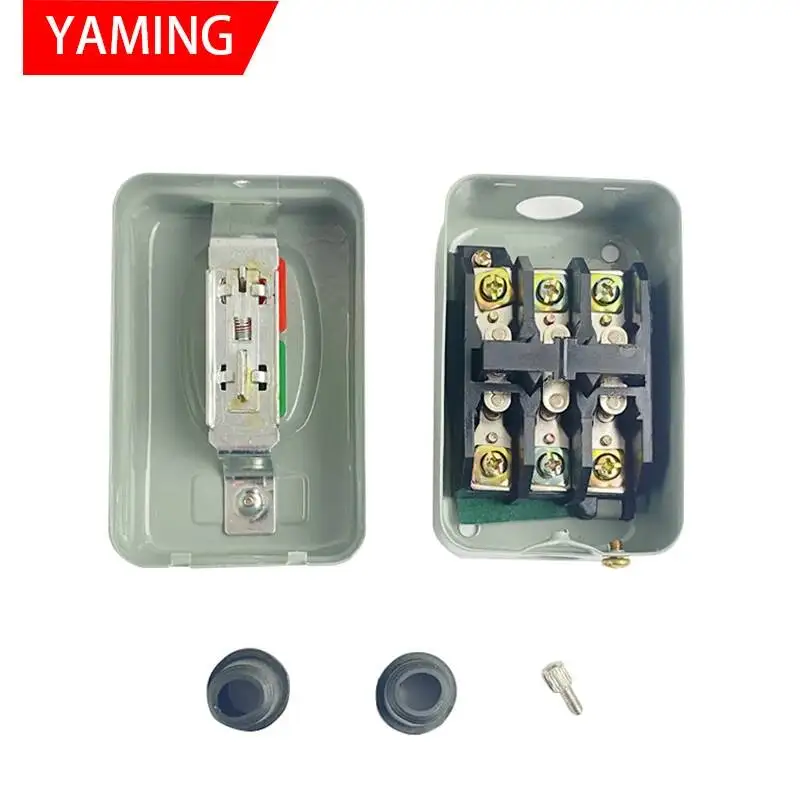 KH Series On-off 3P 30A/250V 20A/380V Transfer Push Button Switch Control Box Electrical Motor Start Switch KH-305