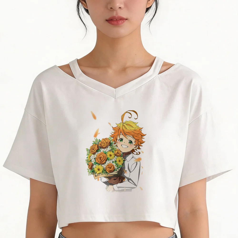 the Promised Neverland crop top teen dollette japan anime goth manga t shirt scene  goth cutecore japanese