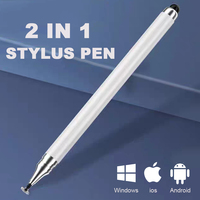 2 in 1 Stylus Pen for IPhone IPad Tablet Capacitive Touch Pencil for Samsung Android Phone Universal Drawing Screen Touch Pen