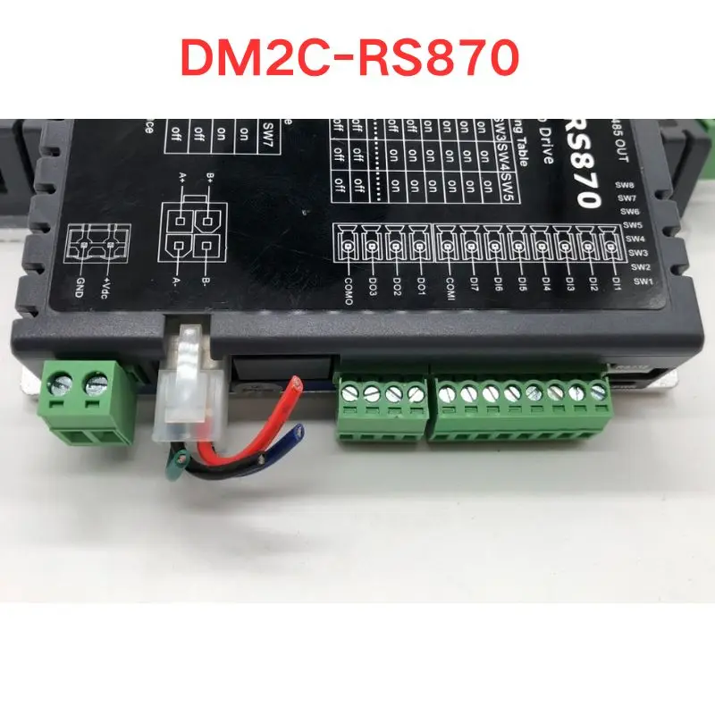Segunda mão testado OK Stepper Driver, DM2C-RS870