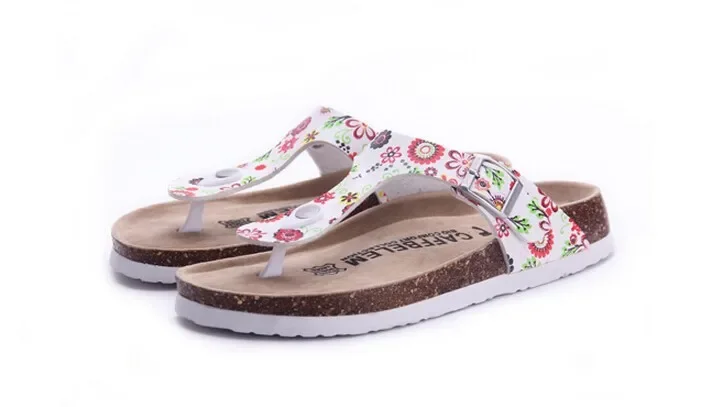 Fashion Women Slippers Flip Flops Summer Beach Cork Shoes Slides Girls Flats Sandals Casual Shoes Mixed Colors Plus Size 35-43