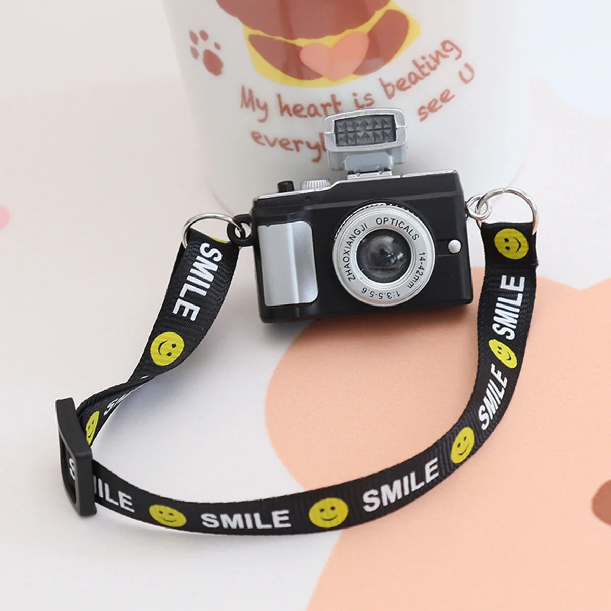 Bear Strap Clothing Mini Camera Set for 17cm Mini Doll'S Clothes Outfit Accessories DIY Kids Gift