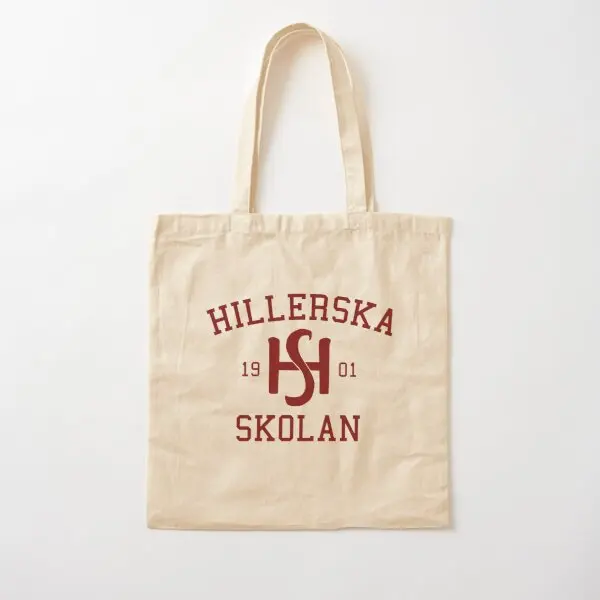 Young Royals Hillerska School Logo Cotto  Canvas Bag Fashion Unisex Designer Handbag Ladies Foldable Shopper Travel Women