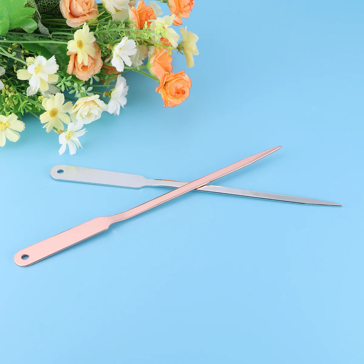 2 Pcs Envelope Opener Stainless Steel Letter Openers Slitter Paper Knife Envelopes