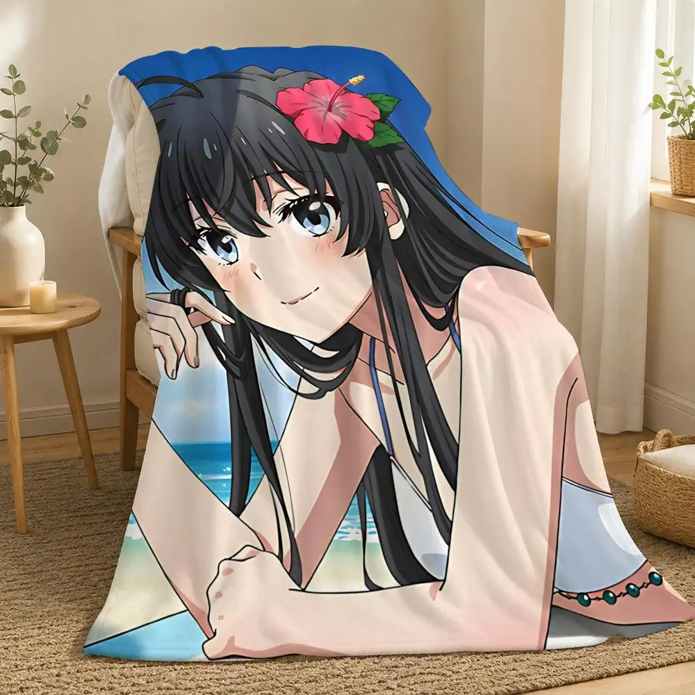 My Youth Romantic Comedy Is Wrong Throw  flannel blanket, suitable for sofas, beds, offices,  exquisite gift blankets