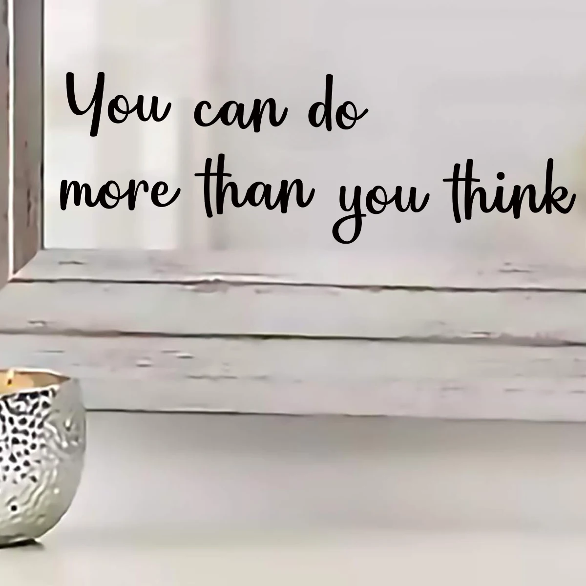 Прозрачные настенные зеркальные наклейки с английским текстом, 1 шт., наклейки на стену в ванную комнату, гостиную, украшения для детской комнаты, спальни, украшение для дома