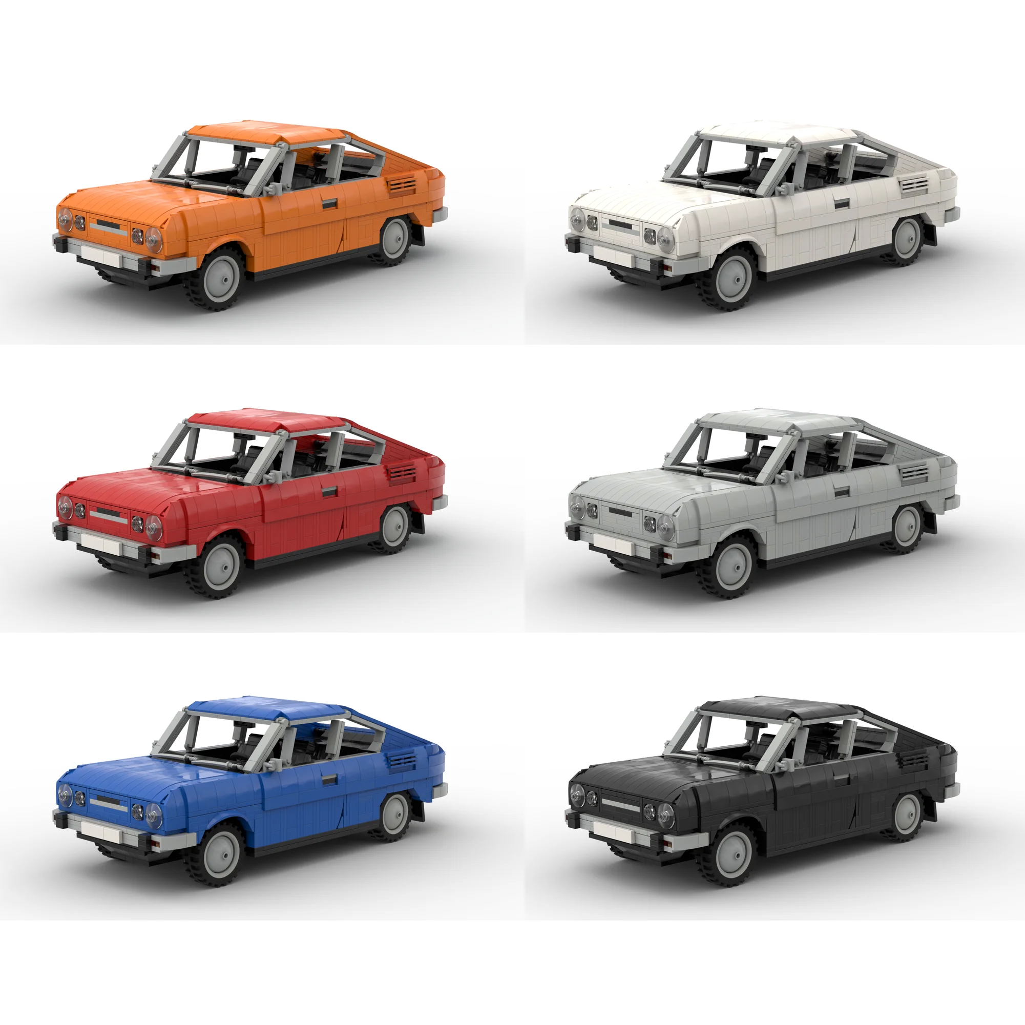 

MOC 110R Classic Car Model Speed Champion City Racing Children's Toy Christmas Gift Technology Building Blocks