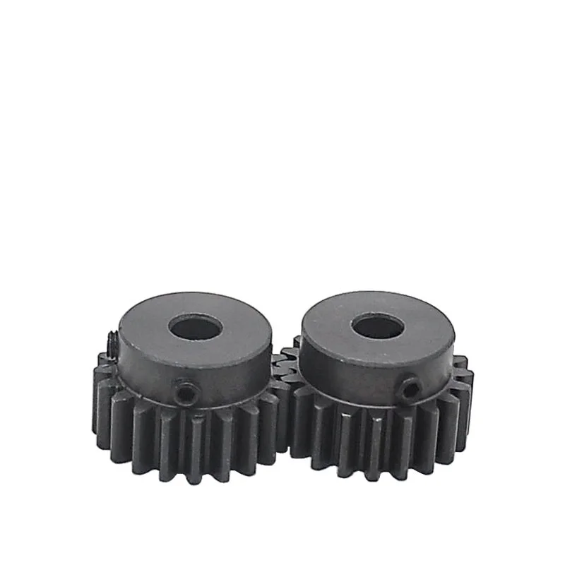 1 Buah 1.5 Modul Gigi Taji Baja Karbon dengan Logam Boss 12/15/20/25/30/35 Gigi 5/6/8Mm Lubang Dalam Kuat dan Tahan Lama