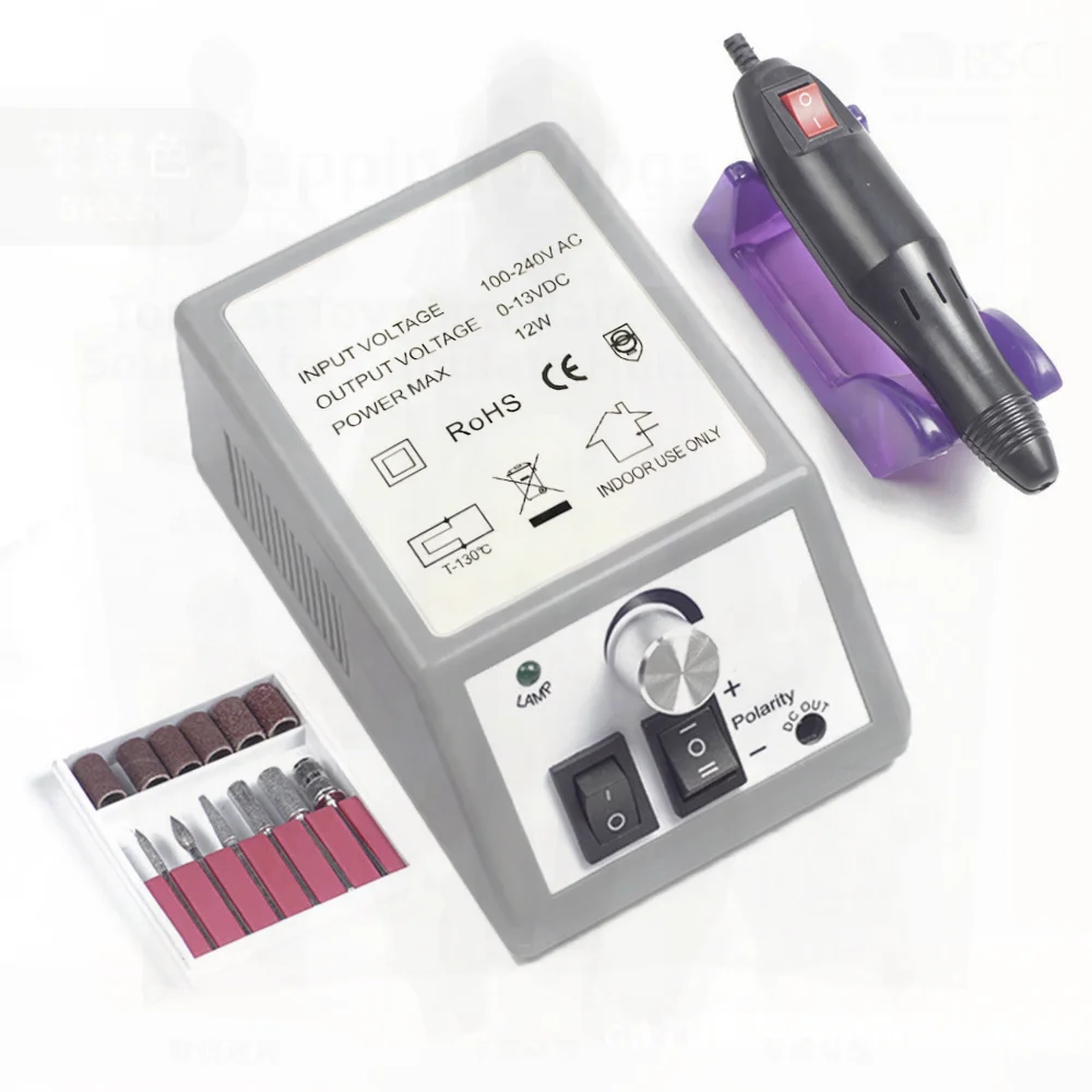 

Red Box 2000 Nail Polishing Machine 20000 RPM Professional Nail Drill for Manicure Pedicure - Multi-Color Options