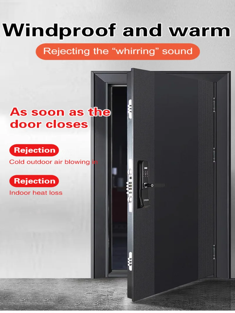 Anticollision door bottom selfadhesive soundproof and dustproof seal strip