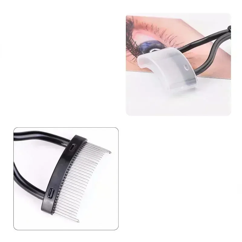 1 PC Eyelash Separator โลหะฟันพับ Eye Lash Curler แต่งหน้าความงามสแตนเลสขนตาแปรงหวีมาสคาร่า Curl Make up TOOL