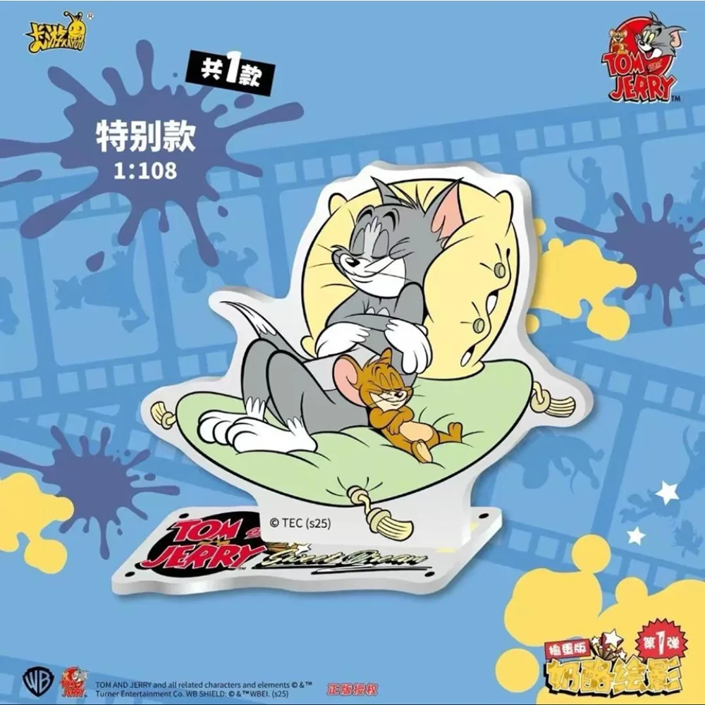 KAYOU 本物のアニメーショントムとジェリー周辺アクリルスタンドフィギュア漫画 Q バージョンキャラクターモデルおもちゃ誕生日プレゼント