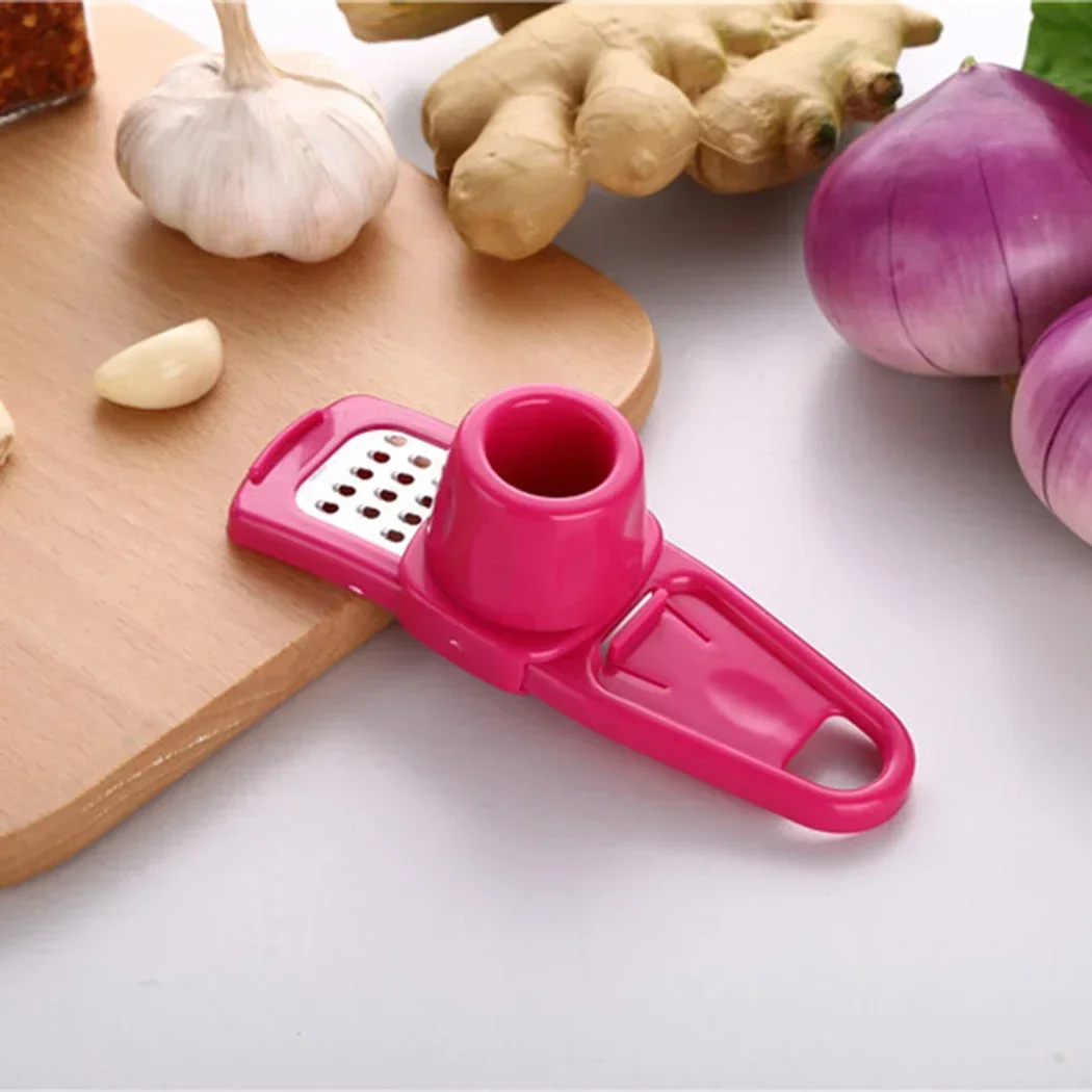 1PC Garlic Crusher Chopper Multi Functional Manual Ginger Garlic Grinding Grater Cutter Utensils Garlic Peeler Kitchen Tools NEW