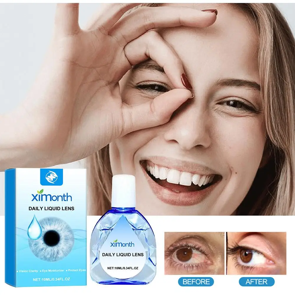 5PCS New Presbyopia VisionRestore Eye Drops Cleanning Eyes Eye Massage Relieves Care Itching Relax Removal Fatigue Discomfort