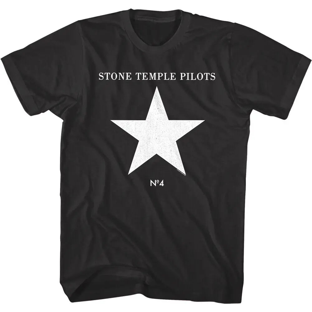 Stone Temple Pilots Star No 4 Men'S T Shirt Rock Band Album Concert Tour Merch