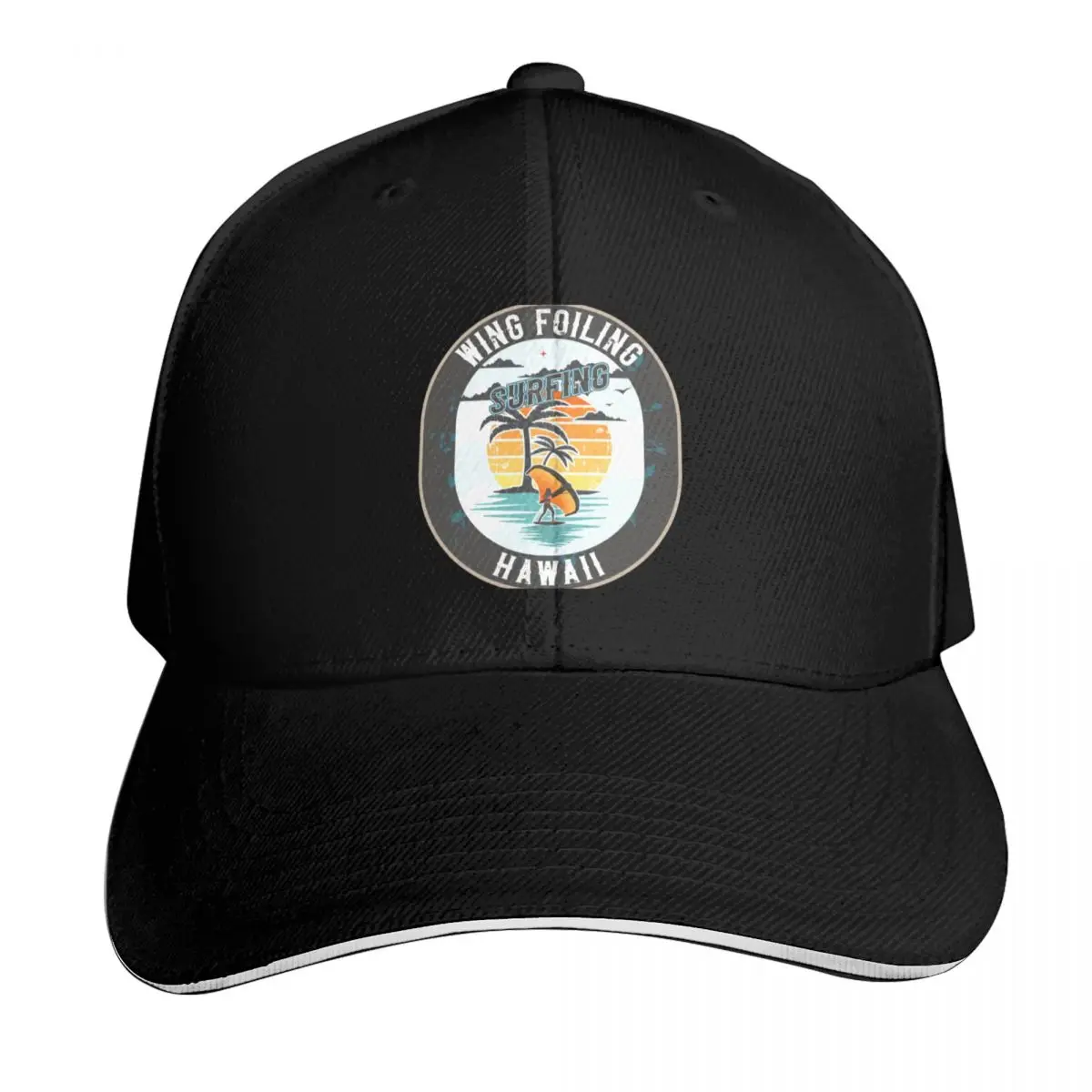 WING FOILING SURFING HAWAII Baseball Cap Anime black Designer Hat Sports Cap Women Hats Men's