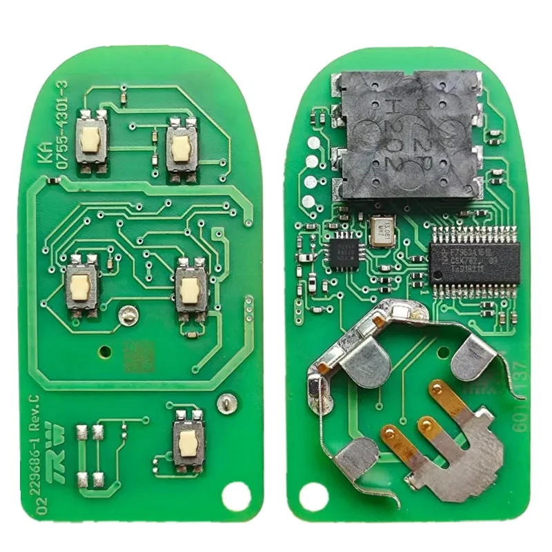 M3N- 7393490   4 Knoppen 433 Mhz 46 Chip Smart Keyless Auto Afstandsbediening Autosleutel Voor Maserati Quattroporte Ghibli 2014-2016