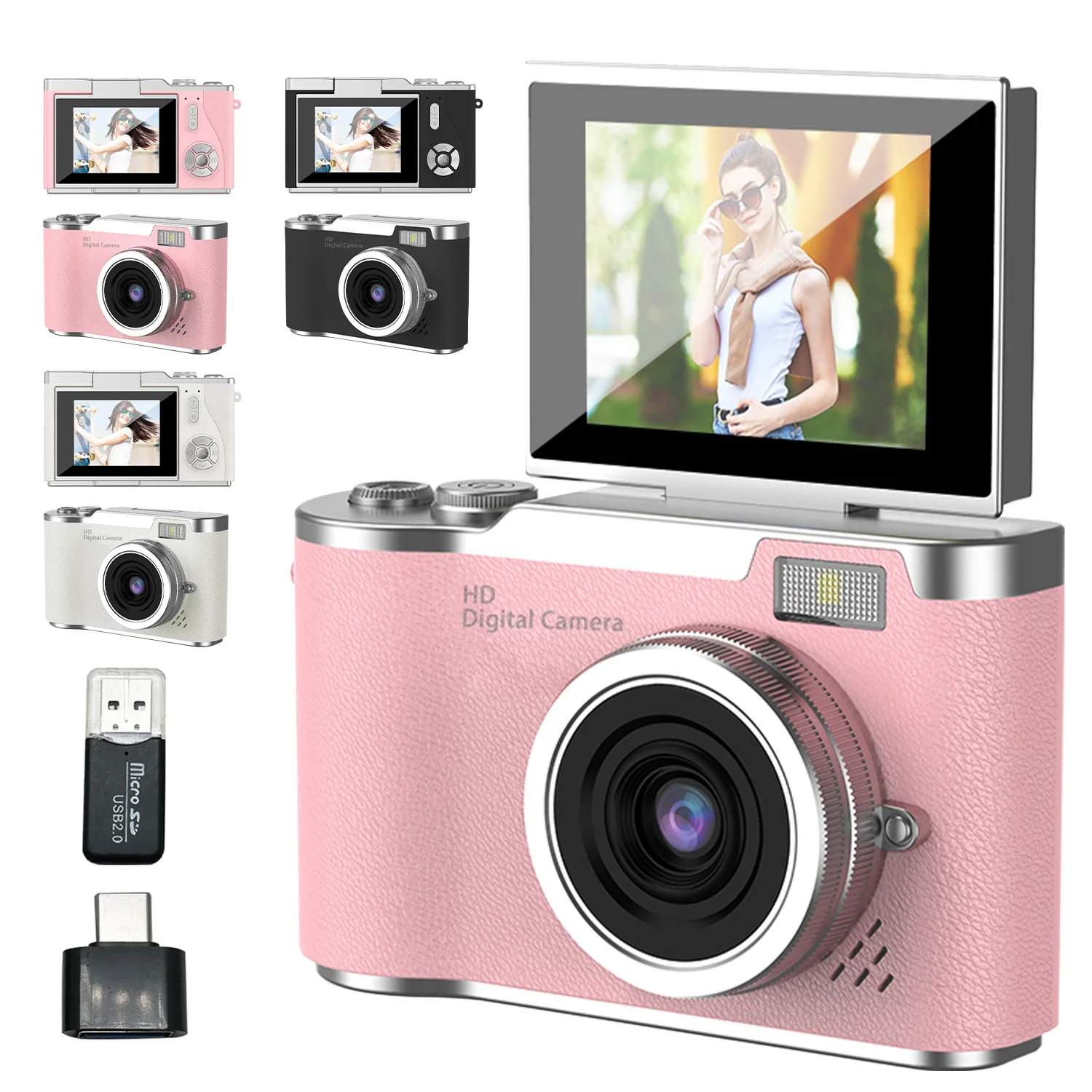 Digital camera，high-definition camera suitable for photography，video recording，autofocus，high-definition pixel camera，anti shake