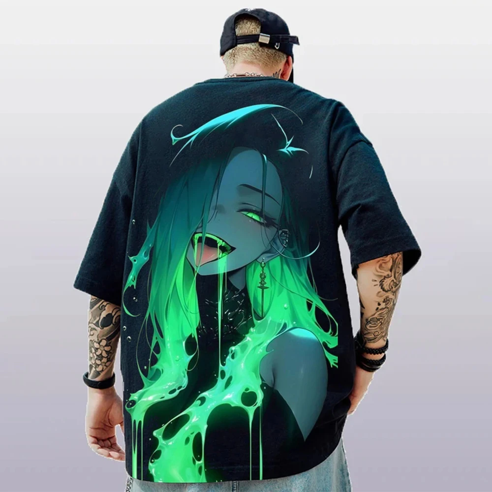 Anime T-shirt 3D Print O-Neck Women Men Tshirt Man Fashion Casual Short Sleeve Tees Harajuku Unisex Clothing