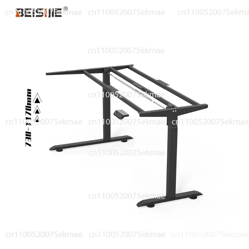 North Sijie Single Motor Electric Adjustable Standing Computer Desk for Home and Office Desk Frame with Cup Holder and